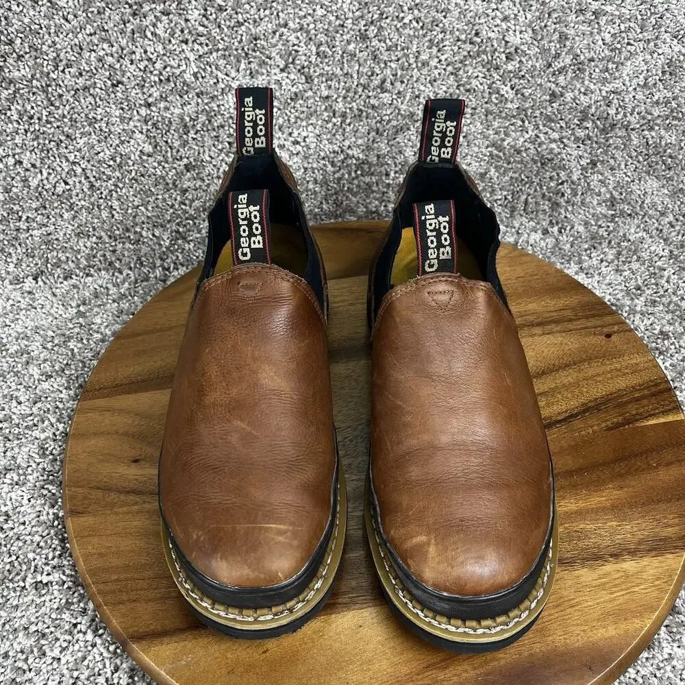 Georgia Boot Men's Size 11 W Georgia Giant Revamp Romeo GB00320 Work Shoes Boots